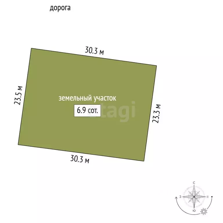 Участок в Крым, Симферопольский район, Добровское с/пос, с. ... - Фото 1