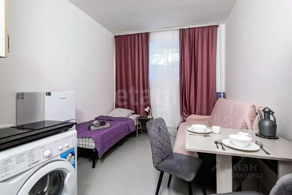 Студия Москва 3-я Магистральная ул., 20Б (16.8 м) - Фото 1