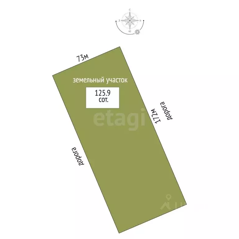 Участок в Оренбургская область, Соль-Илецк  (125.9 сот.) - Фото 2