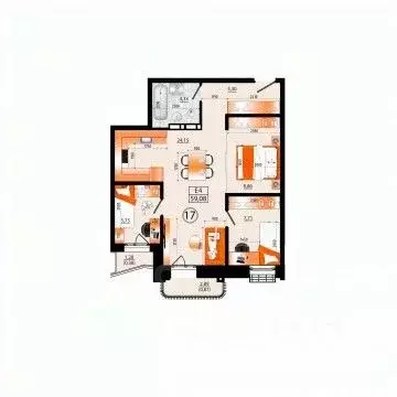 2-к кв. Приморский край, Владивосток ул. Капитана Шефнера (59.08 м) - Фото 1