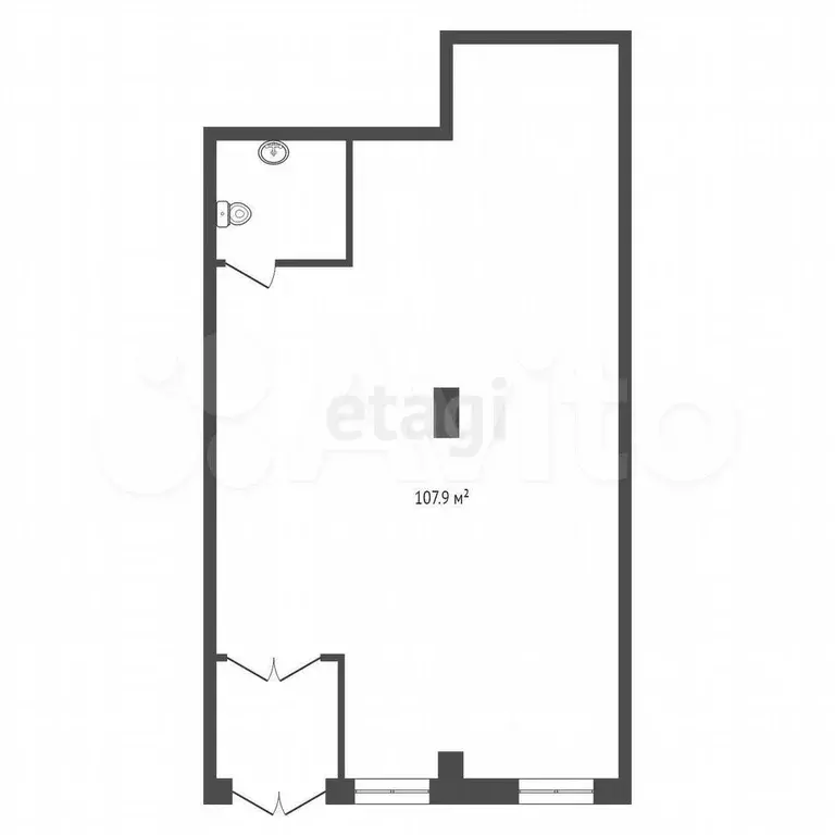 Сдам помещение свободного назначения, 107.9 м - Фото 0