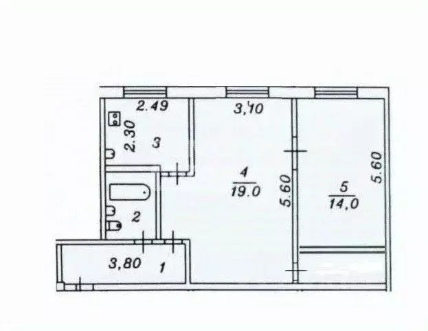 2-к кв. Челябинская область, Челябинск ул. Дружбы, 8 (46.0 м) - Фото 2