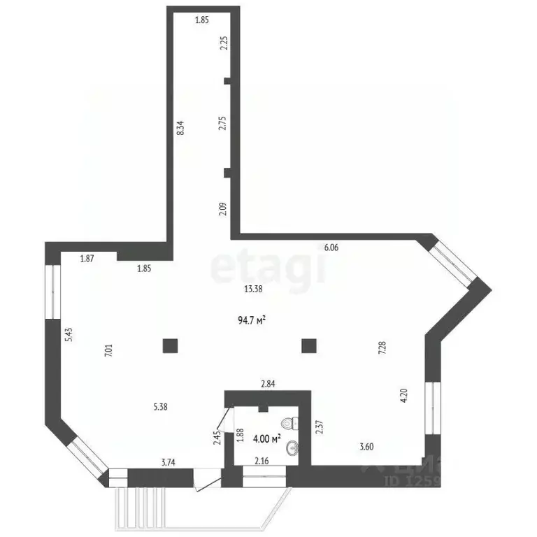 Помещение свободного назначения в Тамбовская область, Тамбов ... - Фото 2