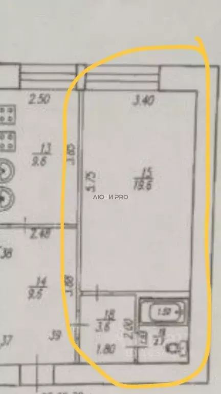 Комната Башкортостан, Уфа ул. Уфимское Шоссе, 18/2 (19.6 м) - Фото 1