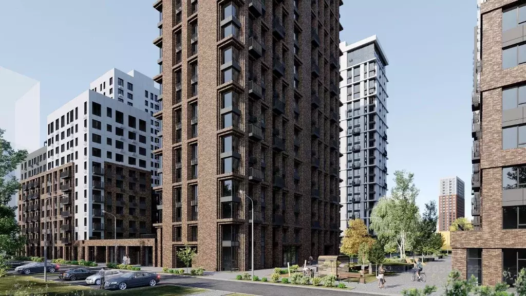 3-к кв. Татарстан, Казань ул. Рауиса Гареева (63.48 м) - Фото 1