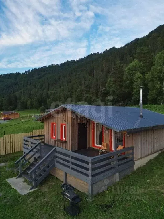 Дом в Алтай, Чемальский район, с. Турбаза Катунь  (84 м) - Фото 1