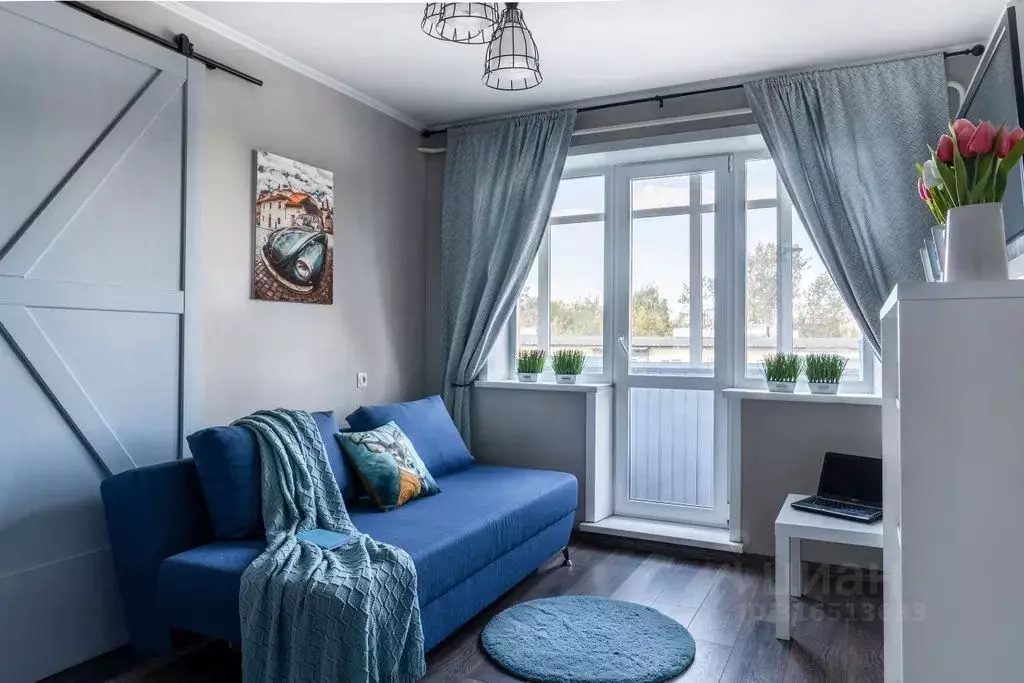 Студия Пермский край, Пермь ул. Крисанова, 27 (31.0 м) - Фото 2