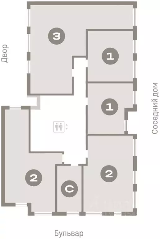 2-к кв. Омская область, Омск  (66.0 м) - Фото 1