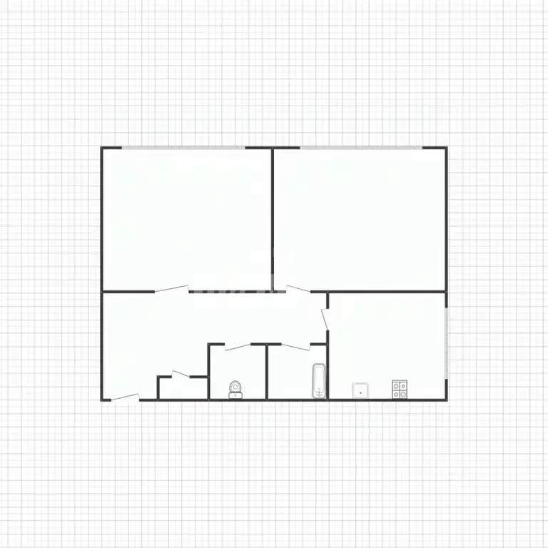 2-к кв. Липецкая область, Липецк Ангарская ул., 23 (43.0 м) - Фото 1