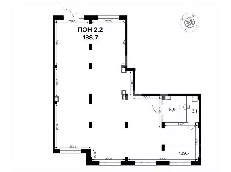 Помещение свободного назначения в Московская область, Ленинский ... - Фото 2
