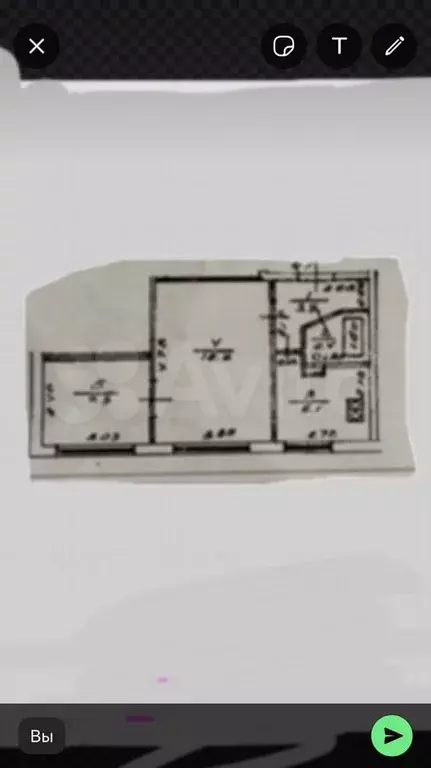 2-к. квартира, 35,9 м, 1/5 эт. - Фото 0