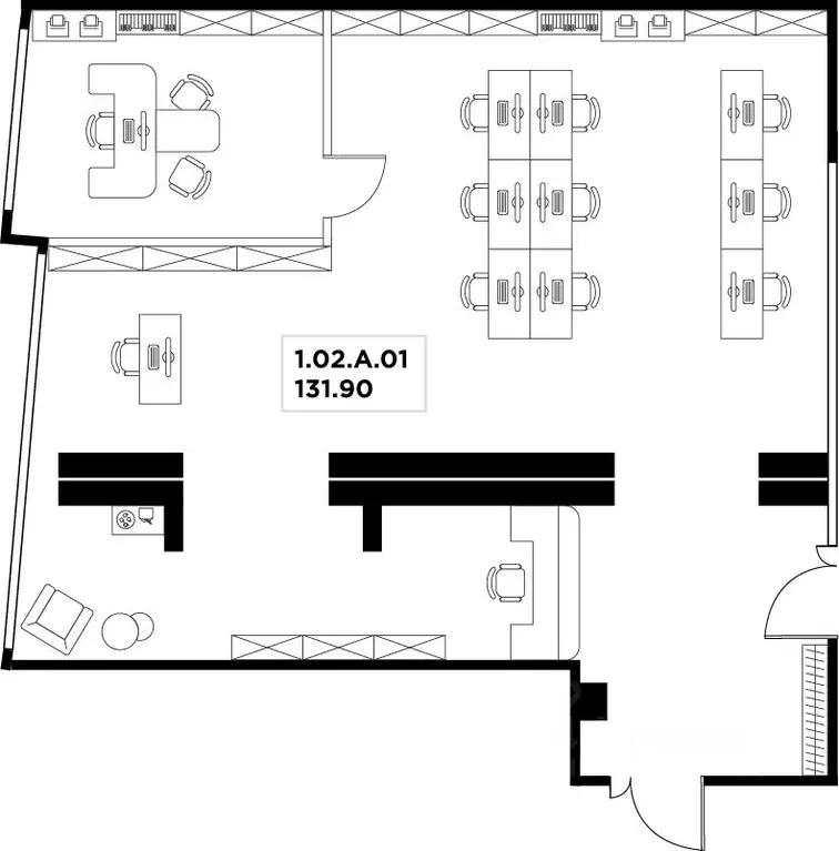 Офис в Москва ул. Маршала Прошлякова, 23 (132 м) - Фото 2