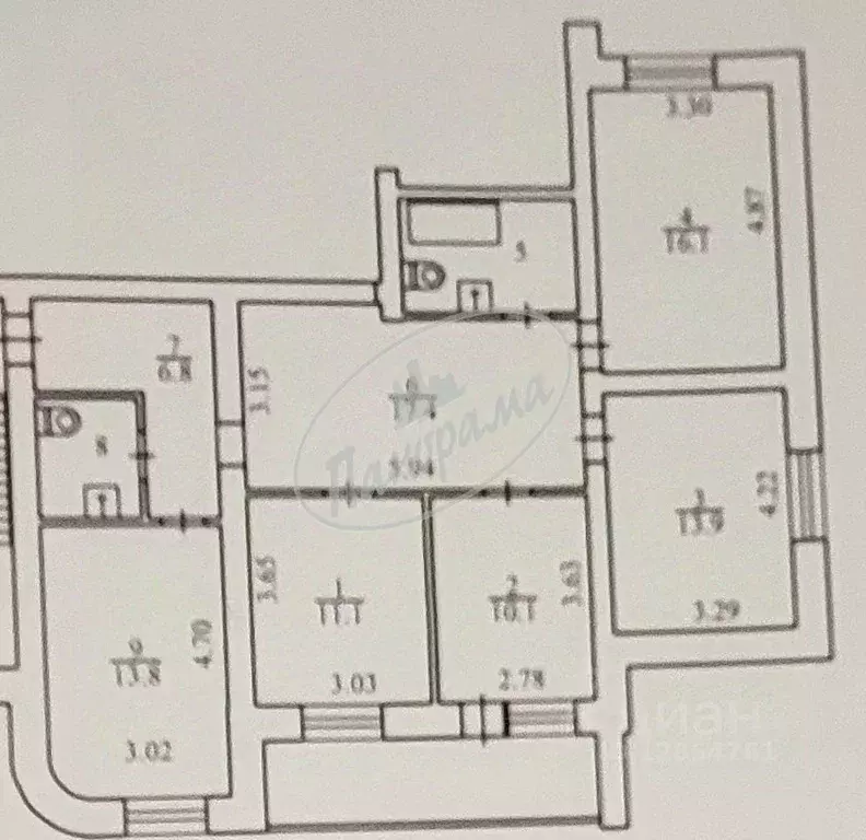4-к кв. Калужская область, Калуга Московская ул., 184к1 (98.3 м) - Фото 2