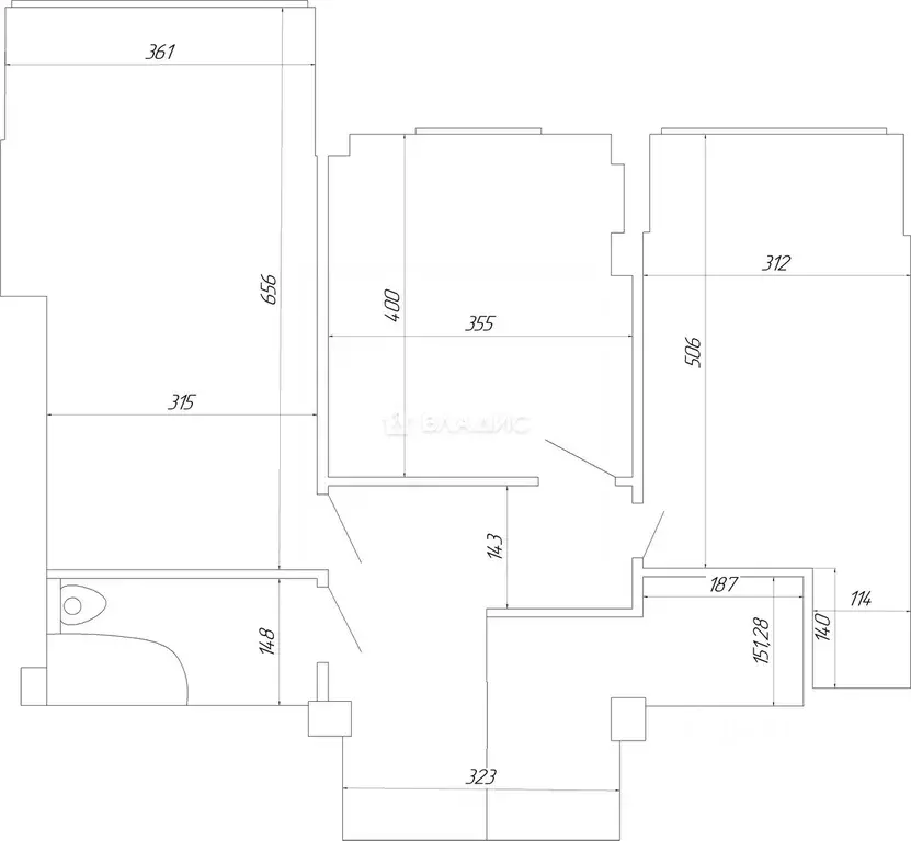 2-к кв. Ивановская область, Иваново ул. Кузнецова, 67 (75.5 м) - Фото 2