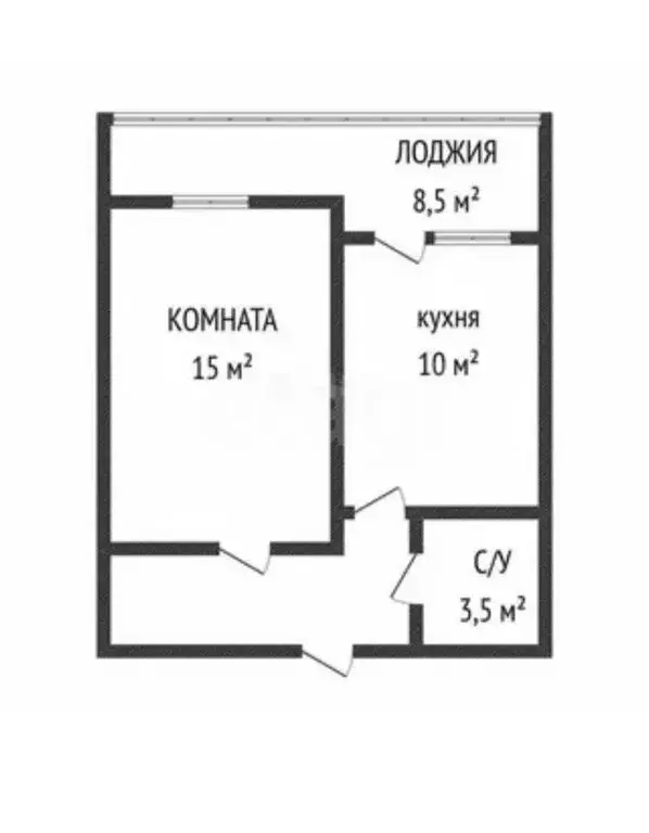 1-комнатная квартира: Краснодар, Тепличная улица, 62/1к3 (33.2 м) - Фото 1