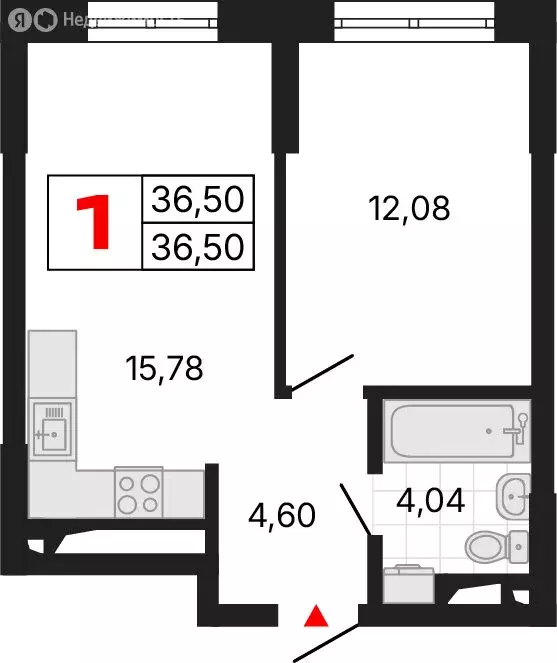 1-комнатная квартира: Екатеринбург, жилой район Втузгородок, ЖК Алиса ... - Фото 1