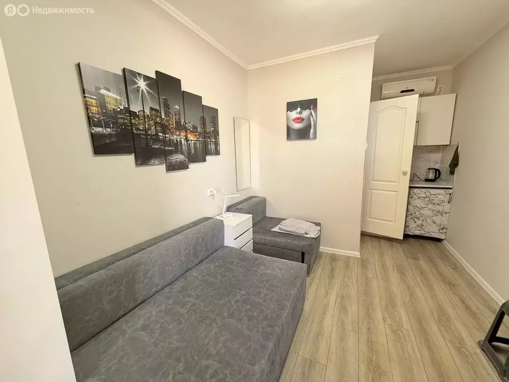 Квартира-студия: Витязево, улица Гагарина, 15/3 (15 м) - Фото 1