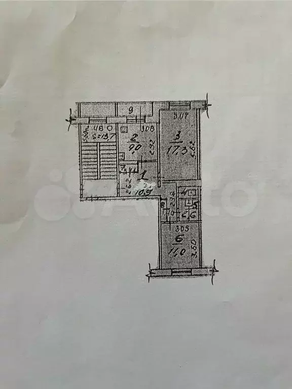 2-к. квартира, 53,8 м, 5/5 эт. - Фото 0