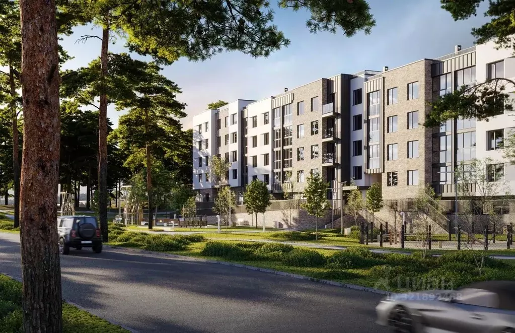 2-к кв. Калининградская область, Светлогорск  (57.29 м) - Фото 1