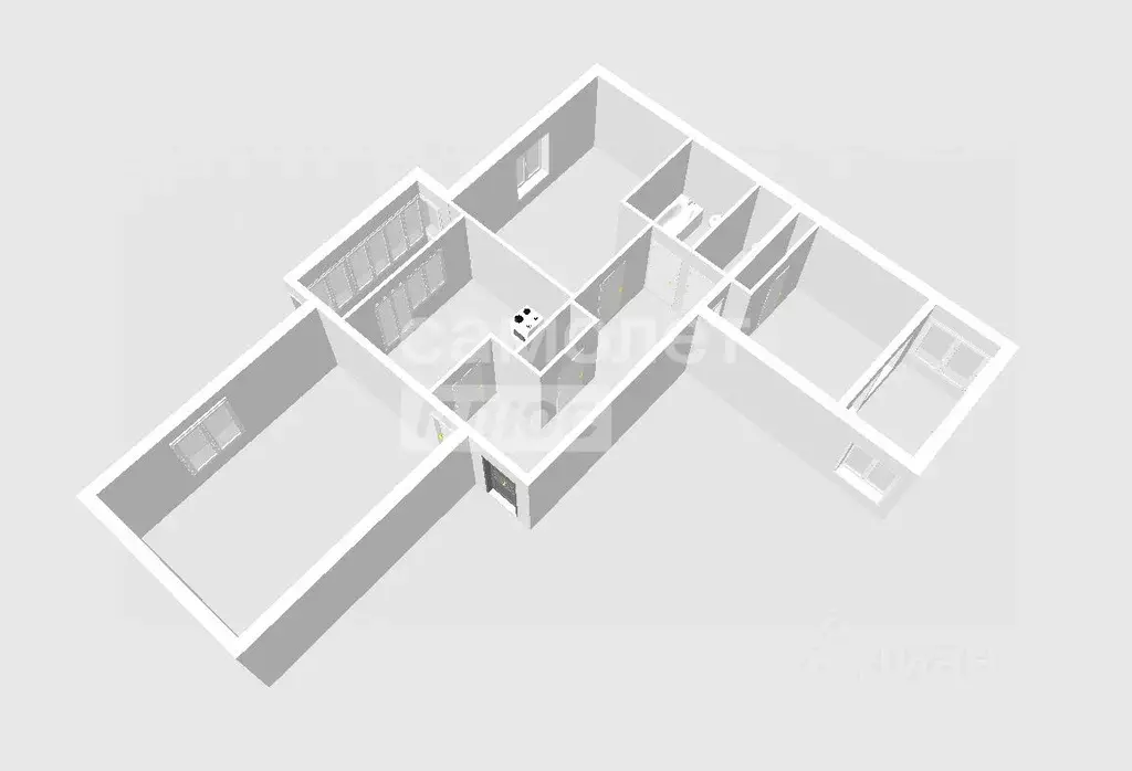 3-к кв. Калужская область, Малоярославец Звездная ул., 8 (86.6 м) - Фото 2