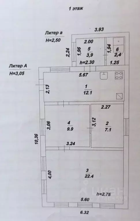 Дом в Краснодарский край, Динская ст-ца ул. Короткая, 10А (58 м) - Фото 2