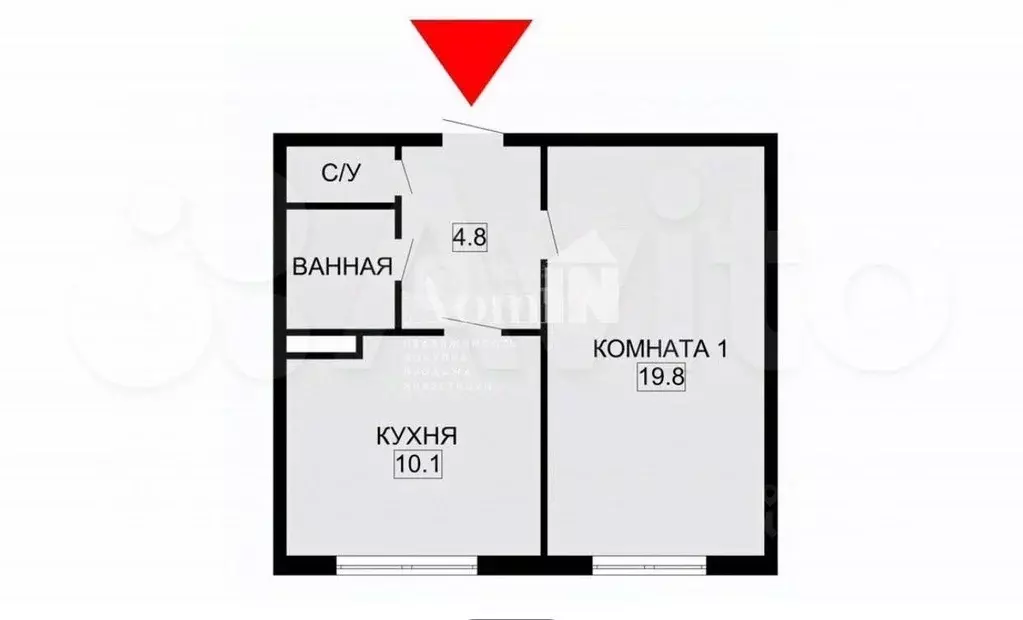 1-к кв. Санкт-Петербург Индустриальный просп., 10к1Б (38.3 м) - Фото 2