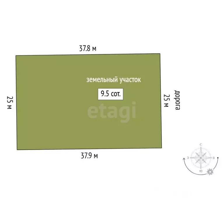 Участок в Тюменская область, Тюменский муниципальный округ, д. Ушакова ... - Фото 1