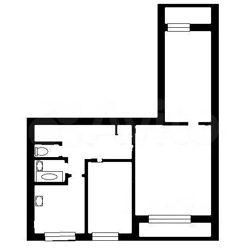 3-к. квартира, 57 м, 9/9 эт. - Фото 0