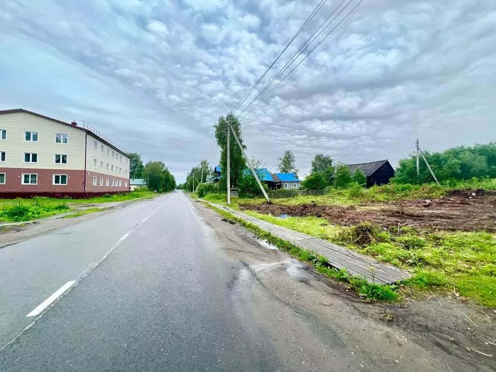 Участок в Архангельская область, с. Холмогоры ул. Шубина (25.0 сот.) - Фото 1