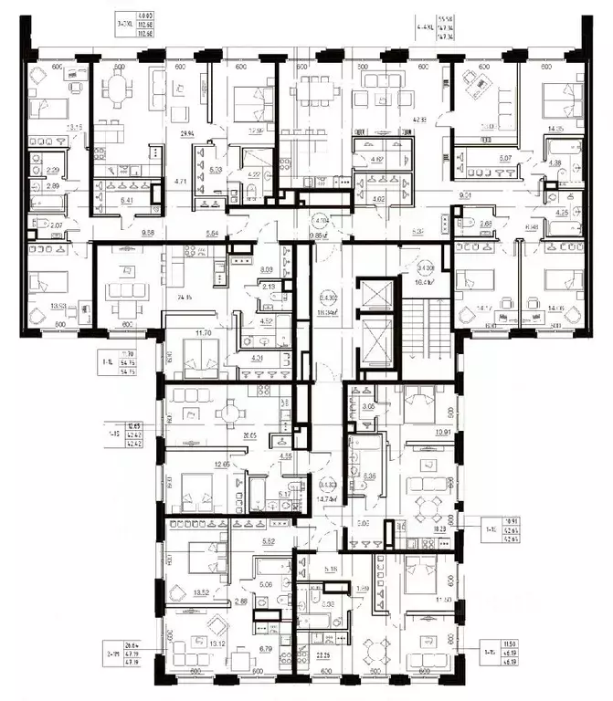 3-к кв. Санкт-Петербург ул. Стахановцев, 1 (112.68 м) - Фото 1