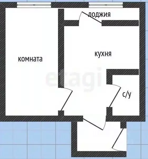 1-к кв. Оренбургская область, Оренбург ул. Березка, 17 (35.3 м) - Фото 2