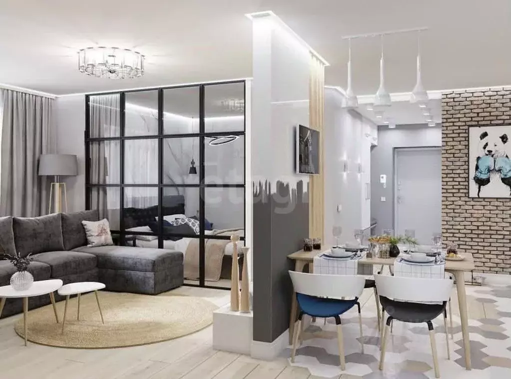 1-к кв. Воронежская область, Воронеж ул. Переверткина, 1/12 (50.0 м) - Фото 1