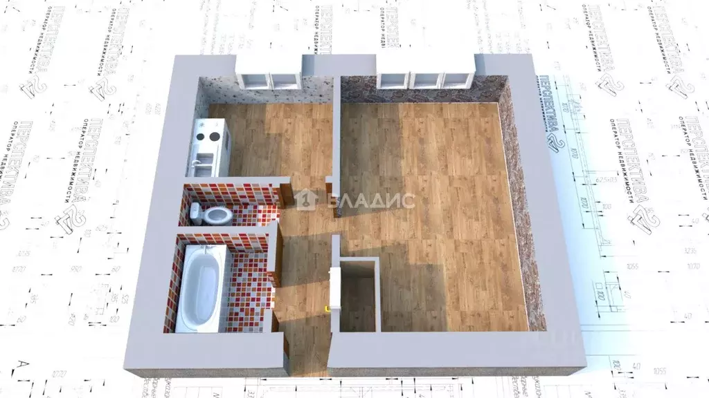 1-к кв. Иркутская область, Ангарск 18-й мкр, 3 (33.3 м) - Фото 1