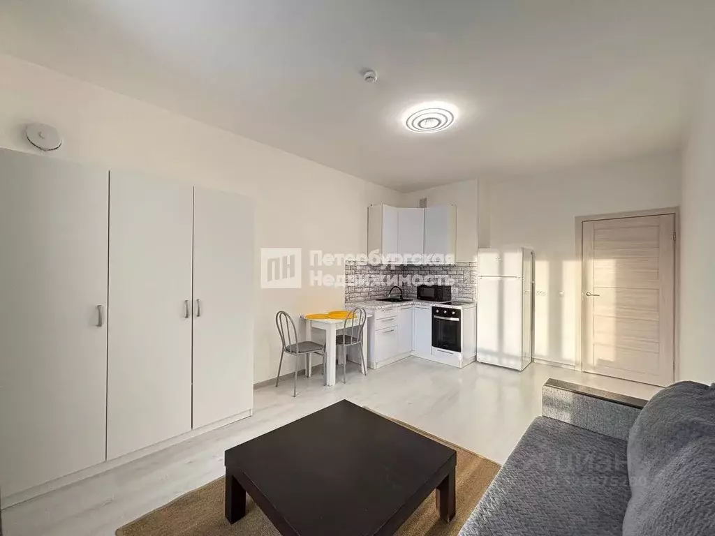 Студия Санкт-Петербург ул. Верхне-Каменская, 11к1 (25.2 м) - Фото 1