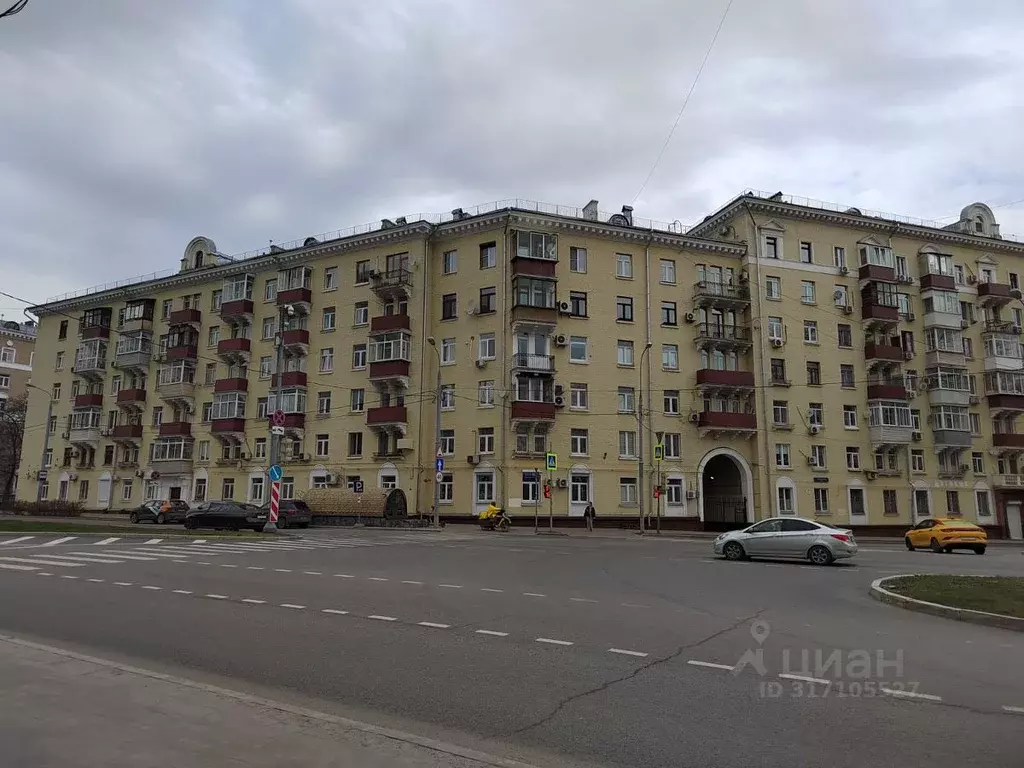 4-к кв. Москва 2-я Песчаная ул., 2к3 (75.6 м) - Фото 0