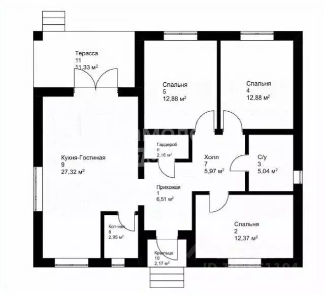 Дом в Липецкая область, Липецкий муниципальный округ, д. Копцевы ... - Фото 2