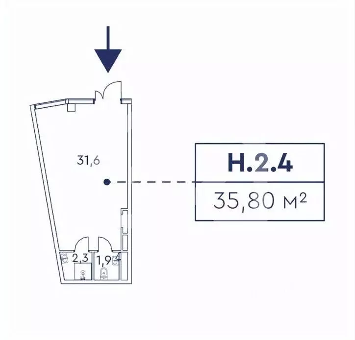 Торговая площадь в Москва просп. Мира, 222 (36 м) - Фото 2