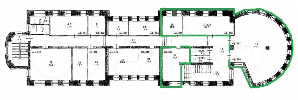 Офис, 160.7 м - Фото 0