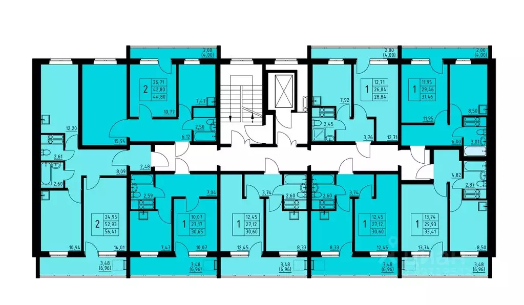 2-к кв. Удмуртия, Завьяловский район, с. Октябрьский, Лесная гавань ... - Фото 2