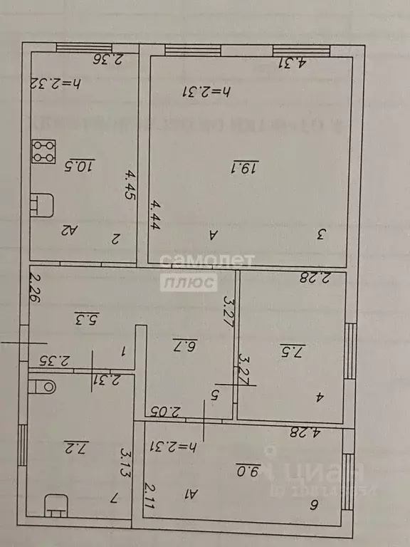 Дом в Самарская область, Сызрань ул. Плеханова, 102 (65 м) - Фото 2