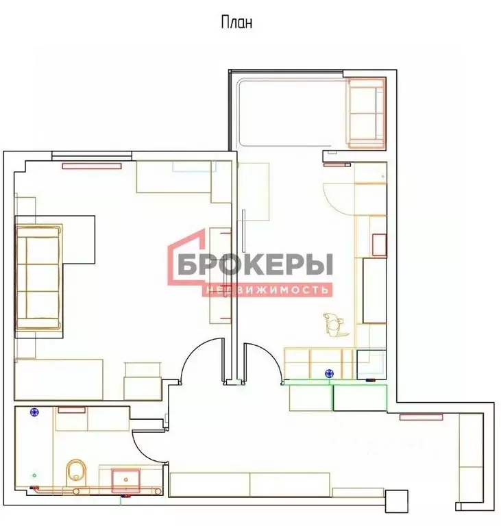 1-к кв. Севастополь ул. Тараса Шевченко, 49 (48.9 м) - Фото 1