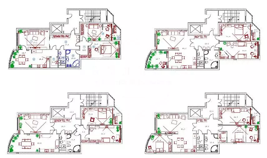 3-к кв. Калининградская область, Калининград Красная ул., 63А (149.6 ... - Фото 2