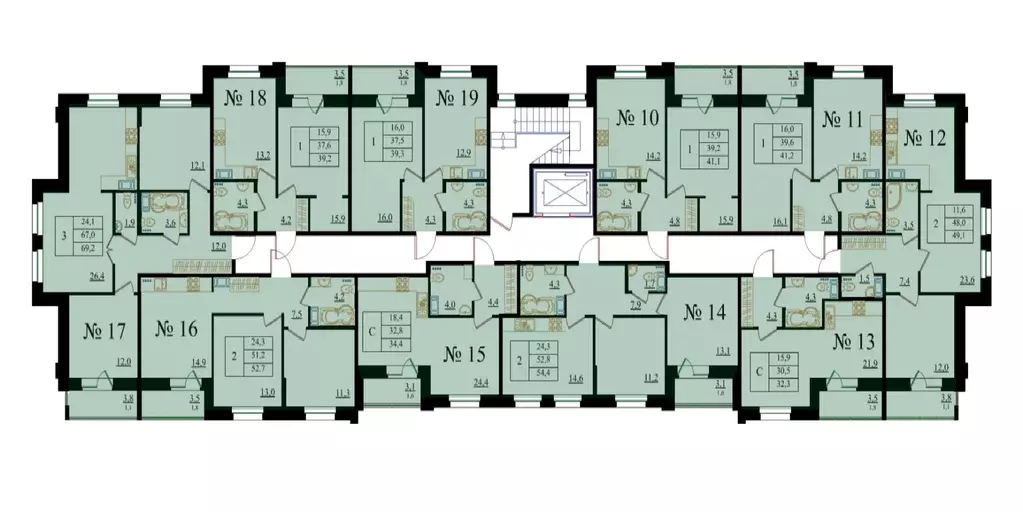 Студия Ленинградская область, Гатчина Красносельское ш., 4Ак1 (34.4 м) - Фото 2