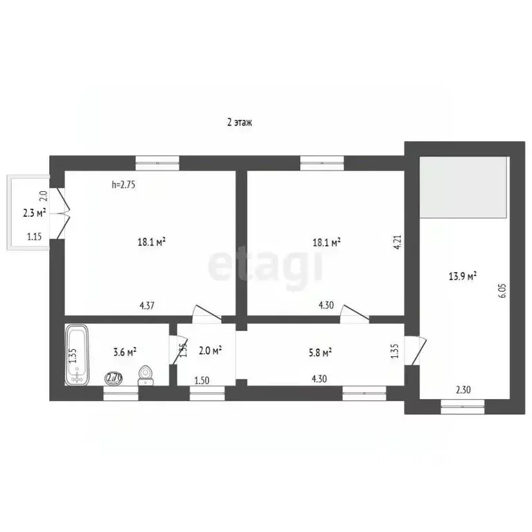 Дом в Ставропольский край, Кисловодск ул. Гайдара (120 м) - Фото 1