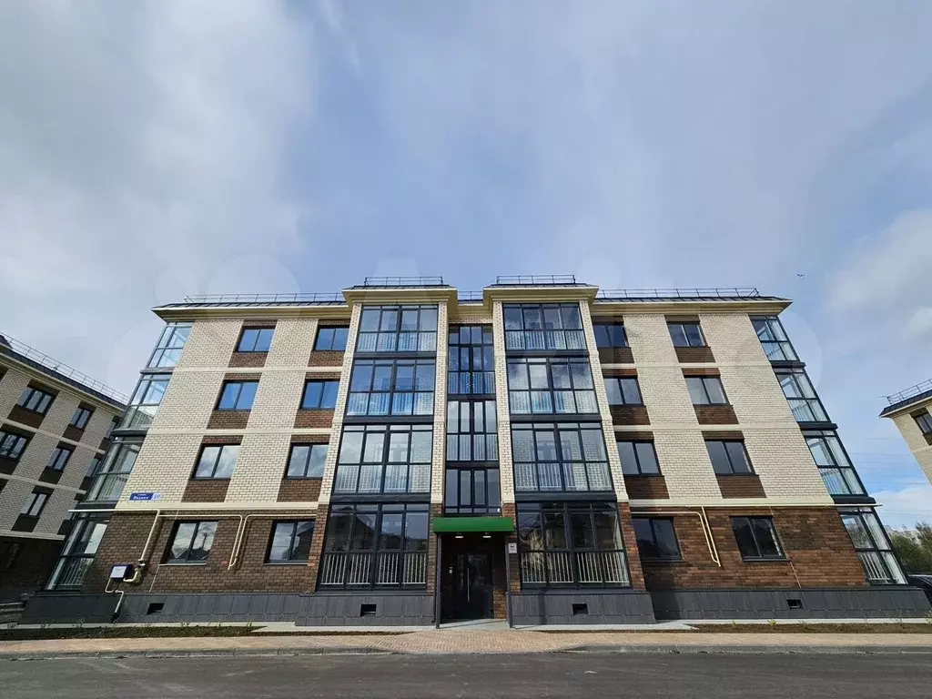 1-к. квартира, 37,8 м, 1/4 эт. - Фото 1