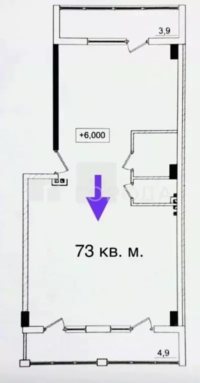 3-к кв. Приморский край, Владивосток Лесная ул., 3В (73.0 м) - Фото 2