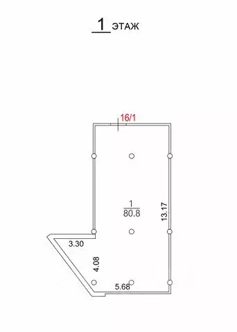 Помещение свободного назначения в Москва Варшавское ш., 1С6 (81 м) - Фото 2