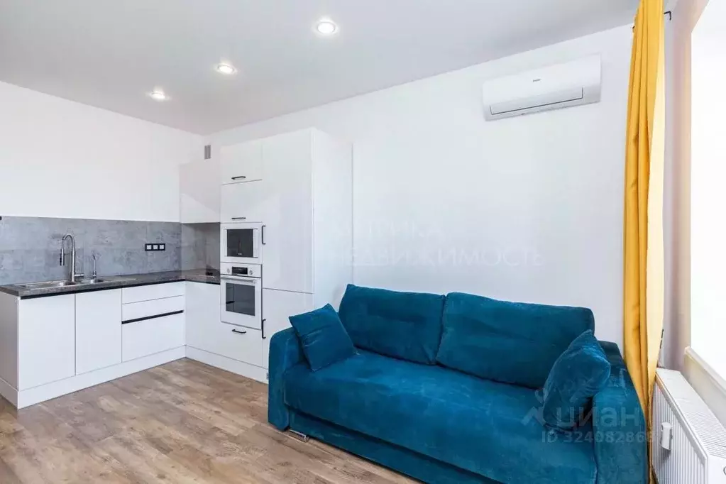 1-к кв. Тюменская область, Тюмень Интернациональная ул., 199к1 (41.6 ... - Фото 1