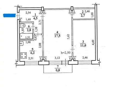 2-к кв. Забайкальский край, Чита ул. Гагарина, 12 (44.0 м) - Фото 2