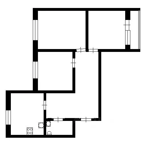 3-к кв. Москва Рублевское ш., 40К3 (75.0 м) - Фото 1